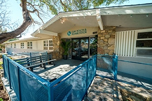 front of the Ojai Health and Rehab facility