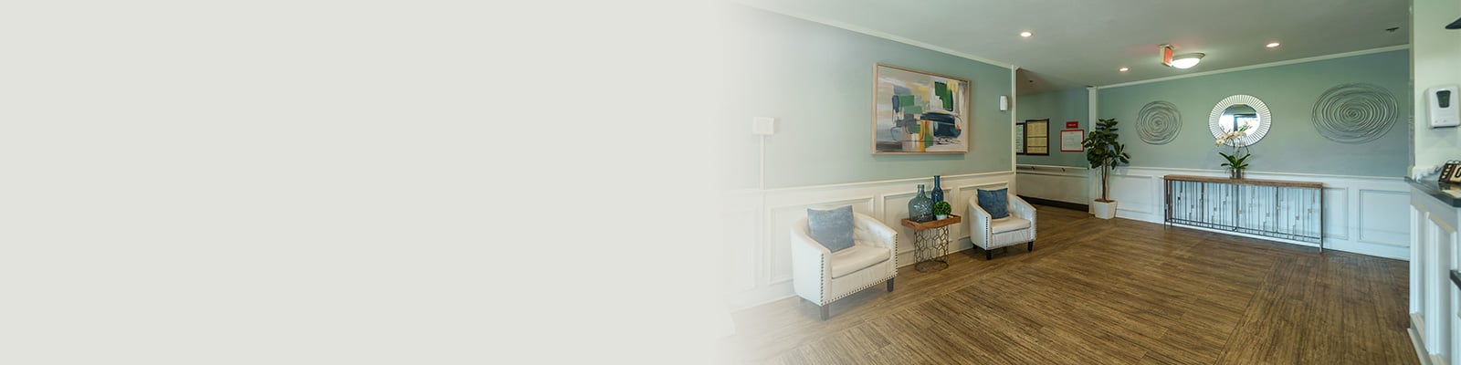 the front lobby of the Ojai Health and Rehab facility